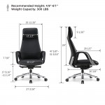 Καρέκλα Γραφείου Eureka Ergonomic ERK-OC07-B c480403