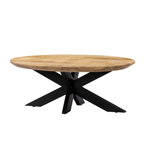 SKORPIO COFFEE TABLE ΚΑΡΥΔΙ ΜΑΥΡΟ 120x60xH45cm c480798