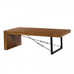 WIRE COFFEE TABLE ΚΑΡΥΔΙ ΜΑΥΡΟ 120x60xH40cm c480800