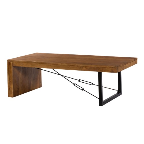 WIRE COFFEE TABLE ΚΑΡΥΔΙ ΜΑΥΡΟ 120x60xH40cm c480800