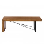 WIRE COFFEE TABLE ΚΑΡΥΔΙ ΜΑΥΡΟ 120x60xH40cm c480800