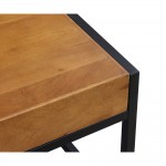 COMBO COFFEE TABLE ΚΑΡΥΔΙ ΜΑΥΡΟ 84x80xH42cm c480801