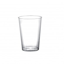 Πλαστικό ποτήρι PS μίας χρήσης 23cl διαφανές - Σετ 100 c480815