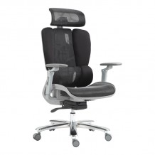 Καρέκλα γραφείου εργασίας Chocky pakoworld μαύρο mesh 68x69x120εκ c480860