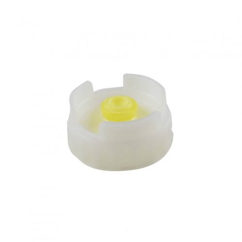 FIFO NSF Dispensing Cap with medium flow yellow valve NCCO c480939