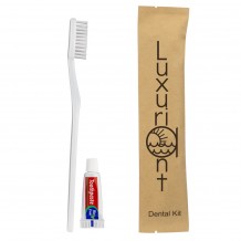 Οδοντόβουρτσα με οδοντόκρεμα 3gr σε συσκευασία Kraft VF - Σετ 500 c481037