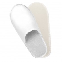 Ζεύγος Παντόφλες 29cm με σόλα EVA 5mm λευκές VF - Σετ 100 c481041