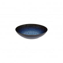 Μπωλ Stoneware φ22xΥ4 5cm Σειρά Selene μαύρο μπλε με reactive γυάλωμα InSitu - Σετ 6 c481062