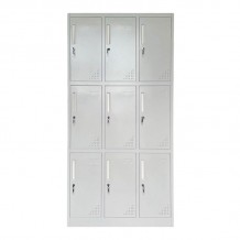 LOCKER 9 Θέσεων Μέταλλο Βαφή Ανοιχτό Γκρι Με εσωτερικά ράφια c481073 LOCKER 9 Θέσεων Μέταλλο Βαφή Ανοιχτό Γκρι Με εσωτερικά ράφια c481073