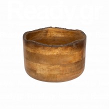 Ξύλινο μπωλ φ25xΥ16cm Mango σε φυσική απόχρωση με σχέδιο καμμένου μαύρου c481500 Ξύλινο μπωλ φ25xΥ16cm Mango σε φυσική απόχρωση με σχέδιο καμμένου μαύρου c481500