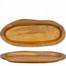Ξύλινος δίσκος ακανόνιστο σχήμα 37 5x16 25x3 75cm Mango σε απόχρωση καρυδιάς - Σετ 2 c481502 Ξύλινος δίσκος ακανόνιστο σχήμα 37 5x16 25x3 75cm Mango σε απόχρωση καρυδιάς - Σετ 2 c481502