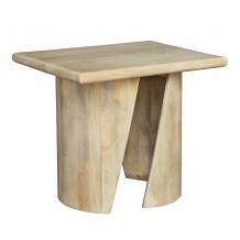 SPIRAL SIDE TABLE ΦΥΣΙΚΟ 62 5x45xH52 5cm c481526 SPIRAL SIDE TABLE ΦΥΣΙΚΟ 62 5x45xH52 5cm c481526