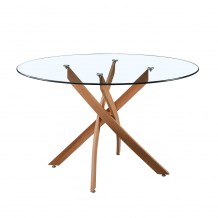 ETERNO ΤΡΑΠΕΖΙ ΔΙΑΦΑΝΟ 120x120xH75cm c481534 ETERNO ΤΡΑΠΕΖΙ ΔΙΑΦΑΝΟ 120x120xH75cm c481534
