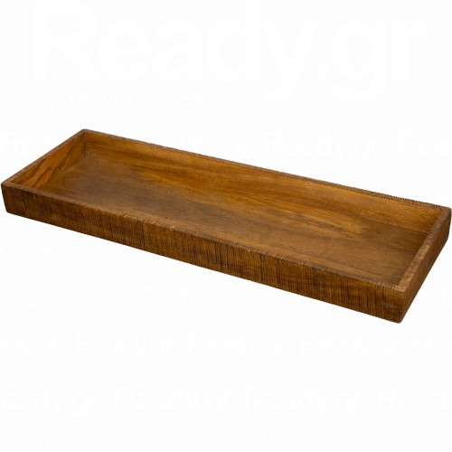 Ξύλινο κουτί Buffet 60x20xΥ5cm Mango σε φυσική απόχρωση c481551