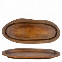 Ξύλινος δίσκος ακανόνιστο σχήμα 42 5x18 75x3 75cm Mango σε φυσική απόχρωση - Σετ 2 c481559 Ξύλινος δίσκος ακανόνιστο σχήμα 42 5x18 75x3 75cm Mango σε φυσική απόχρωση - Σετ 2 c481559