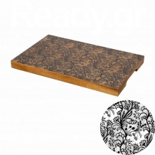 Ξύλινη πιατέλα σερβιρίσματος 37 5x24xΥ2 5cm Ακακία σε φυσική απόχρωση με μαύρο τυπωμένο σχέδιο - Σετ 2 c481566 Ξύλινη πιατέλα σερβιρίσματος 37 5x24xΥ2 5cm Ακακία σε φυσική απόχρωση με μαύρο τυπωμένο σχέδιο - Σετ 2 c481566