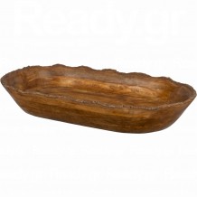 Ξύλινο οβάλ μπωλ 47 5x27 5xΥ7 5cm Mango σε φυσική απόχρωση με σχέδιο καμμένου μαύρου c481582 Ξύλινο οβάλ μπωλ 47 5x27 5xΥ7 5cm Mango σε φυσική απόχρωση με σχέδιο καμμένου μαύρου c481582