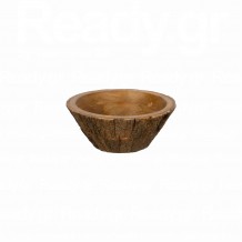 Ξύλινο μπωλ με φλοιό φ18 75xΥ6 25cm Mango σε φυσική απόχρωση με σχέδιο καμμένου μαύρου - Σετ 2 c481583 Ξύλινο μπωλ με φλοιό φ18 75xΥ6 25cm Mango σε φυσική απόχρωση με σχέδιο καμμένου μαύρου - Σετ 2 c481583