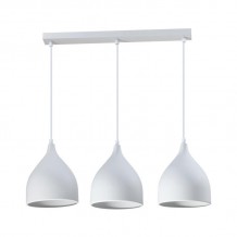 Φωτιστικό οροφής Perce I pakoworld λευκό μέταλλο 50x20εκ c481718