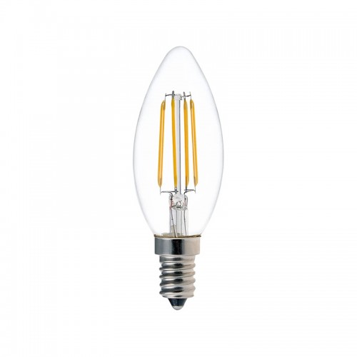 Λαμπτήρας LED C35 Bulb pakoworld 4W 3000K E14 clear c481752