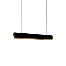 Φωτιστικό οροφής Rafmole pakoworld led μαύρο μέταλλο-ξύλο 120x2 5x7 5εκ c481763 Φωτιστικό οροφής Rafmole pakoworld led μαύρο μέταλλο-ξύλο 120x2 5x7 5εκ c481763