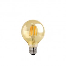 Λαμπτήρας LED G80 Bulb pakoworld 4W E27 3000K 200-220V amber c481786 Λαμπτήρας LED G80 Bulb pakoworld 4W E27 3000K 200-220V amber c481786