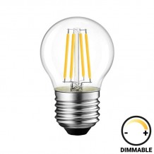 Λαμπτήρας LED G45 Bulb pakoworld dimmable 6W E27 clear c481788 Λαμπτήρας LED G45 Bulb pakoworld dimmable 6W E27 clear c481788
