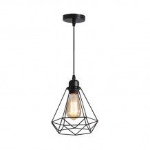 Φωτιστικό οροφής Jabrey pakoworld μαύρο μέταλλο Φ20 5x25εκ c481789