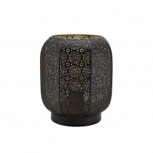 Επιτραπέζιο φωτιστικό LED 15x15xΥ18cm επαναφορτιζόμενο MARAKECH μαύρο SECURIT c481818 Επιτραπέζιο φωτιστικό LED 15x15xΥ18cm επαναφορτιζόμενο MARAKECH μαύρο SECURIT c481818