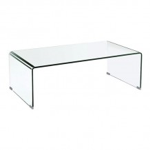 GLASSER Τραπεζάκι Σαλονιού Καθιστικού Διάφανο Γυαλί 12mm c481866