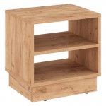 Κομοδίνο Mason pakoworld μελαμίνης σε oak απόχρωση 40x32x40εκ c481906