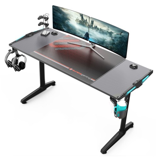 Gaming Γραφείο - Eureka Ergonomic ERK-GIP-55B-V2 148x60x79 5cm c481939