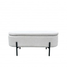 OVAL ΣΚΑΜΠΩ ΛΕΥΚΟ 95x36xH43cm c481974