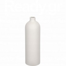 Βάζο κεραμικό Picardy φ8xΥ27cm ιβουάρ c482086