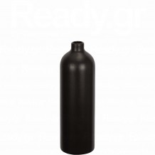 Βάζο κεραμικό Picardy φ8xΥ27cm μαύρο c482087