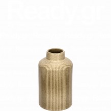 Βάζο κεραμικό Trail Vase φ12xΥ19cm εκρού reactive ματ c482089