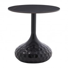 Βοηθητικό τραπέζι Fabron Inart μαύρο sintered stone Φ50x52εκ c482097 Βοηθητικό τραπέζι Fabron Inart μαύρο sintered stone Φ50x52εκ c482097