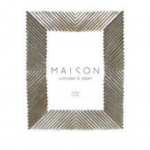 CADAN ΚΟΡΝΙΖΑ POLYRESIN ΓΥΑΛΙ ΑΣΗΜΙ 20 5x1 8xH24 5cm c482206