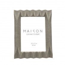 PLISSE ΚΟΡΝΙΖΑ POLYRESIN ΓΥΑΛΙ ΜΠΕΖ 18x2xH23cm c482208