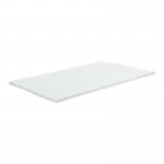 Ανώστρωμα Casmeriane pakoworld roll pack λευκό ύφασμα-memory foam 140x200x5εκ c482228