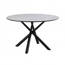 VOTSALO ΤΡΑΠΕΖΙ STONE ΓΚΡΙ 120x120xH75cm c482244