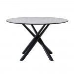 VOTSALO ΤΡΑΠΕΖΙ STONE ΓΚΡΙ 120x120xH75cm c482244