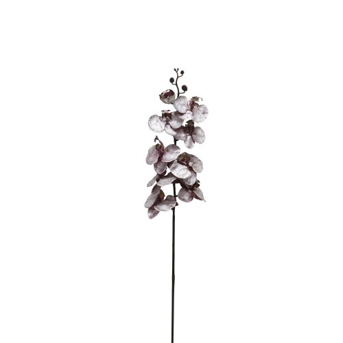 ORCHID ΤΕΧΝΗΤΟ ΛΟΥΛΟΥΔΙ ΥΦΑΣΜΑ PVC ΛΕΥΚΟ ΜΩΒ H100cm c482263