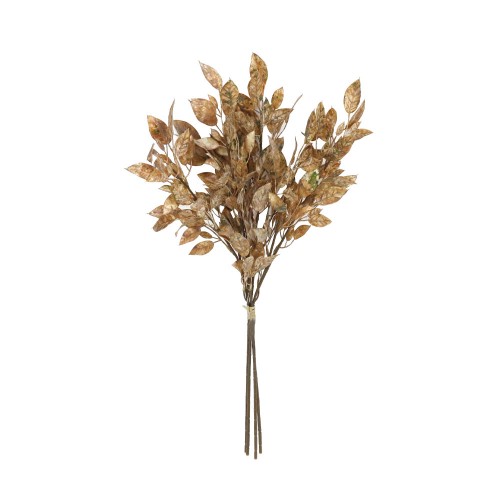 WILLOW LEAVES ΤΕΧΝΗΤΟ ΦΥΛΛΟ PVC ΜΠΕΖ ΚΑΦΕ H68cm c482277