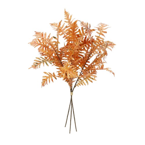 PTERIS ΤΕΧΝΗΤΟ ΦΥΛΛΟ PVC TERRACOTTA H68cm c482281