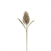 GUANIN ΤΕΧΝΗΤΟ ΑΝΘΟΣ ΥΦΑΣΜΑ PVC ΜΠΕΖ ΚΑΦΕ ΠΡΑΣΙΝΟ H78cm c482302