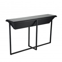 CHEOPS ΚΟΝΣΟΛΑ ΜΑΥΡΟ 134x32xH82cm c482406 CHEOPS ΚΟΝΣΟΛΑ ΜΑΥΡΟ 134x32xH82cm c482406