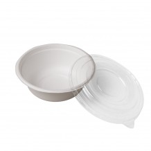 Μπωλ με καπάκι rPET από ζαχαροκάλαμο φ17XΥ6cm 875ml - Σετ 50 c482474 Μπωλ με καπάκι rPET από ζαχαροκάλαμο φ17XΥ6cm 875ml - Σετ 50 c482474