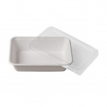 Σκεύος ορθογώνιο με καπάκι rPET από ζαχαροκάλαμο 1 θέσης 12x18xΥ4 5cm - Σετ 50 c482477 Σκεύος ορθογώνιο με καπάκι rPET από ζαχαροκάλαμο 1 θέσης 12x18xΥ4 5cm - Σετ 50 c482477