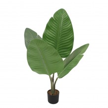 BANANA ΤΕΧΝΗΤΟ ΦΥΤΟ ΣΕ ΓΛΑΣΤΡΑ PEVA ΠΡΑΣΙΝΟ H50cm c482534